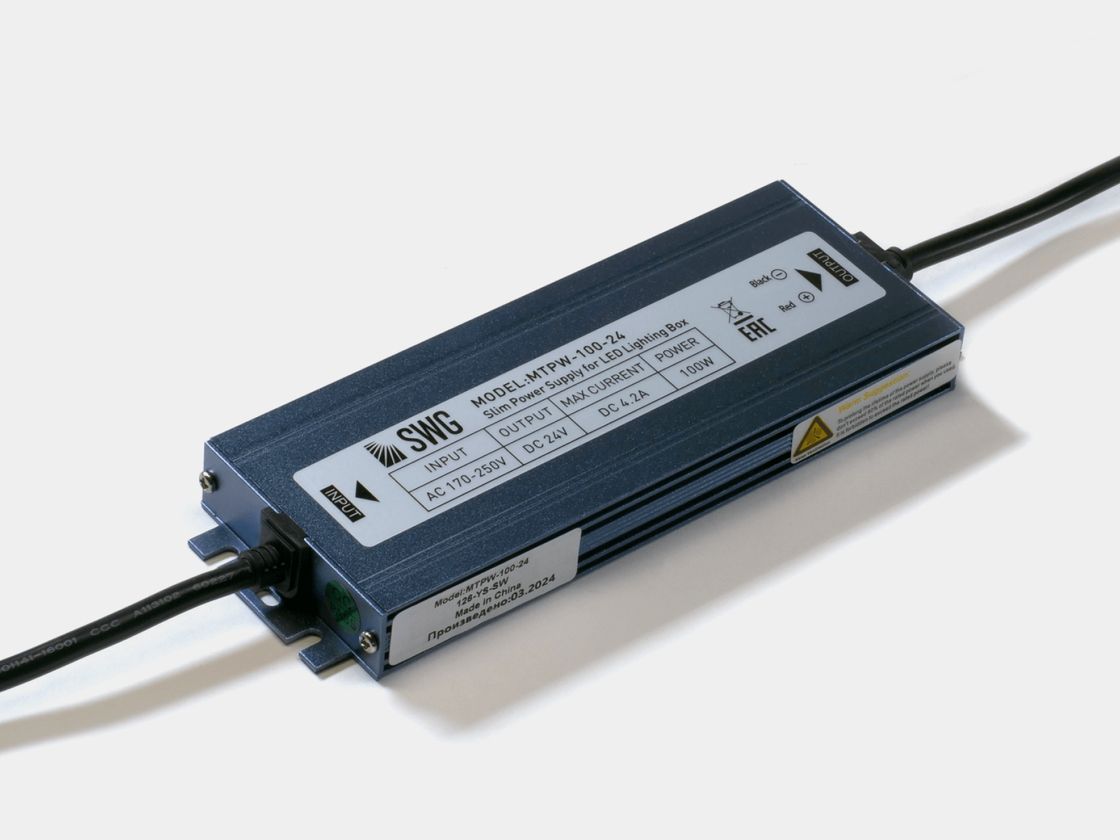 SWG MTPW-100-24 hermetik qida bloku, yuxarıdan görünüş