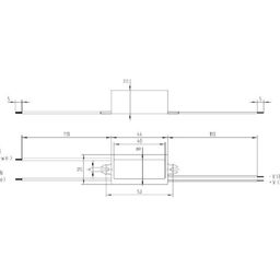 LED lentlər üçün qidalanma bloku IP67 plastik 5 W, 12V, LV-5-12