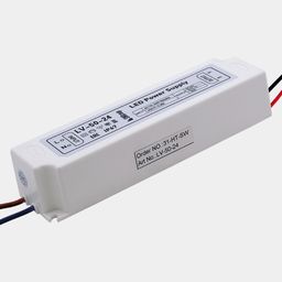 24V LED lent üçün 50W güc mənbəyi, korpuslu