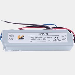 LED lentlər üçün qida bloku IP67 plastik 60 W, 24V, LV-60-24