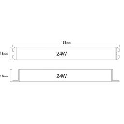 LED lent üçün qida bloku 12V, L-24-12