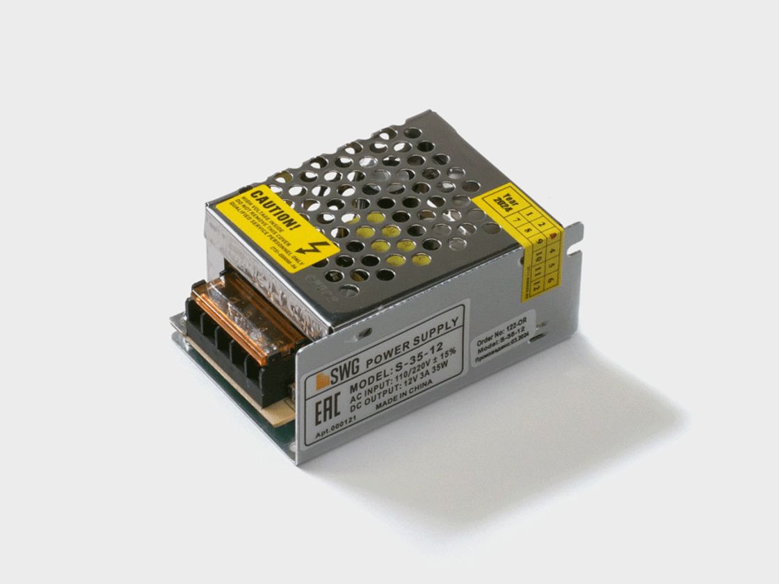 Açıq tipli SWG S-35-12 qida bloku, tor korpus