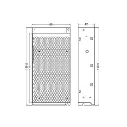 LED lentlər üçün qida bloku 200W 12V, S-200-12