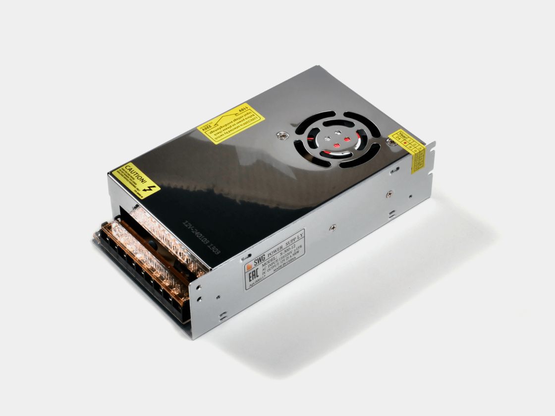 Ventilyatorlu açıq tipli SWG 300W 12V qida bloku