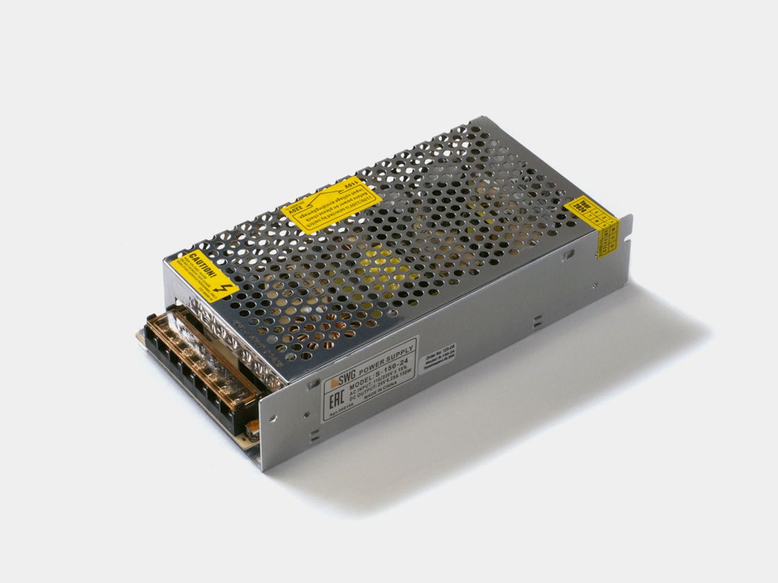 SWG açıq tipli şəbəkə blok qidalanması (torlu), 150W 24V