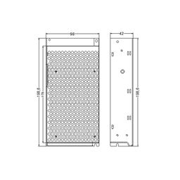 LED lent üçün qida bloku IP20 24V 150W, S-150-24