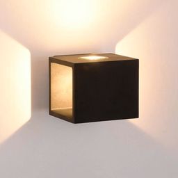Divar işıqlandırıcısı JY KUB qara, LW-A0100A-BL-WW