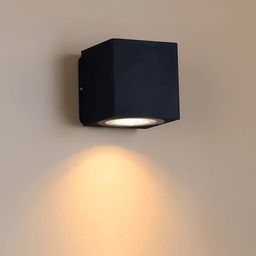Qara divar tipli LED kub formalı işıqlandırıcı, işıq axını aşağıya