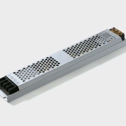 12V 200W IP20 ultra nazik enerji təchizatı bloku, metal korpus