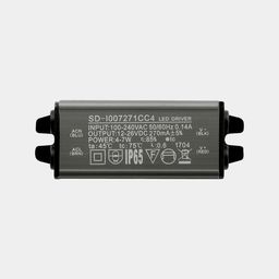 LED sürücüsü, parametrlər korpus üzərində işarələnib