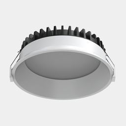 Radiatorlu və yaylı bərkidiciləri olan quraşdırılan işıqlandırma qurğusu