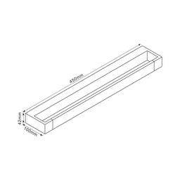 Divar lampası GW PH ağ, 3000K, 12 Vt, GW-1068S-12-WH-WW