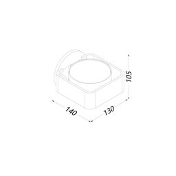 Divar işıqlandırıcısı GW LINSE RGB, GW-1025-6-WH-RGB