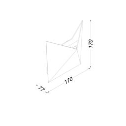 Divar işıqlandırıcısı GW TANGO ağ, 3000K, GW-A816-7-WH-WW