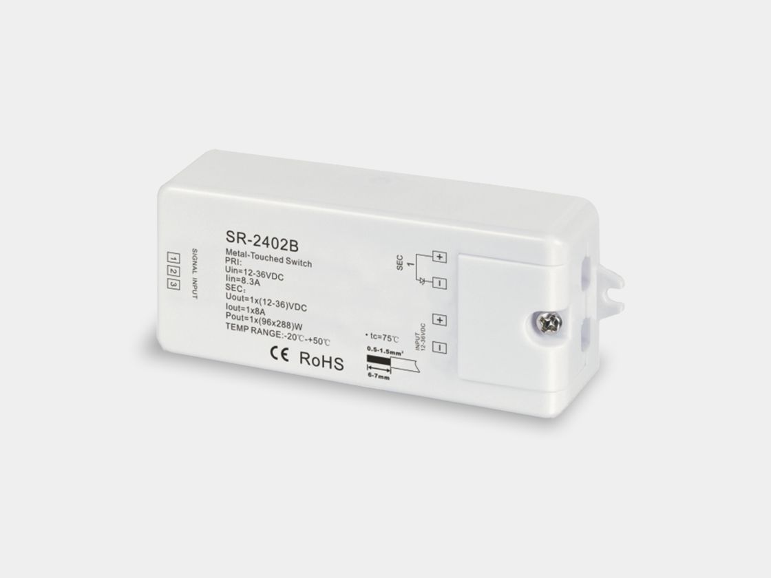 SR-2402B sensor açarının korpusu: işarələnmə və qoşulma sxemi