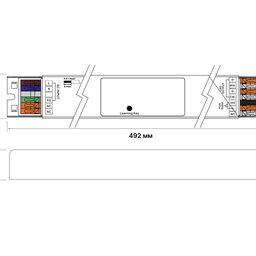 ES-75-24 75W 24V qidalanma bloku, monoxrom və ya MIX LED lent üçün daxili qəbuledici ilə, ES-75-24