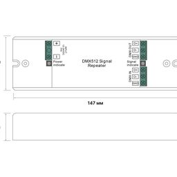 DMX-AMP DMX siqnal gücləndiricisi, DMX-AMP