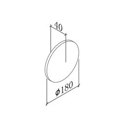 Divar lampası JY CIRCUS-2 180 mm, LW-A0137B-BL-WW