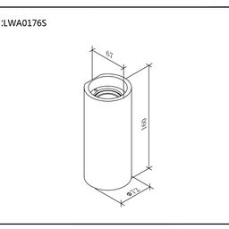 Divar lampası JY FLAME, LW-A0176S-WH-WW