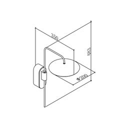 Divar lampası JY COUNRY-WALL, LW-A0608-200A-WD-WW