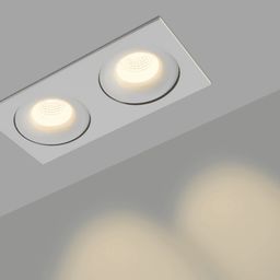 COMBO üçün quraşdırılan ikili korpus, ağ kvadrat çərçivə