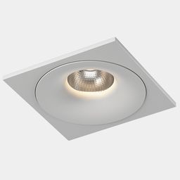 Quraşdırılmış modul ilə ağ kvadrat çərçivə, perspektiv görünüş