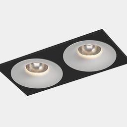COMBO 4 ikiqat kvadrat çərçivə, qara rəng, yuxarıdan görünüş