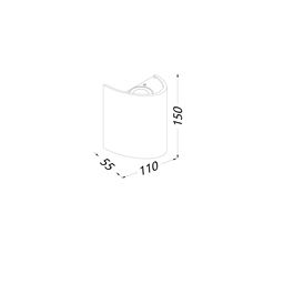 Divar lampası GW OLIMP, GW-6806-6-WH-WW