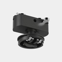 MINI VILLY işıqlıq üçün dəyişdirilə bilən M2 bərkidici, birfazalı trek, rəng Qara, MINI-VL-M2-BL