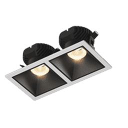 COMBO ikiqat kvadrat çərçivə, ağ rəngdə, bucaqdan görünüş