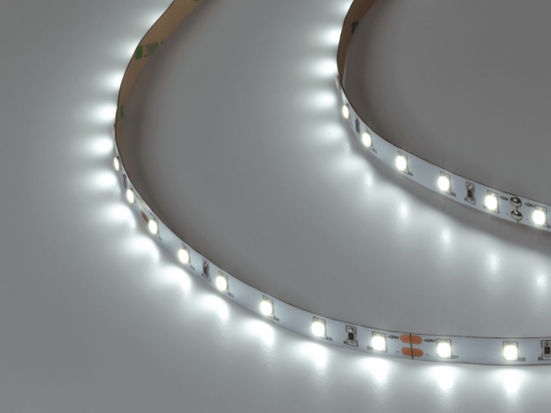 SWG PRO 2835 LED lent, 60 LED/m, 4,8 Vt/m, 24V, IP20, Rəng: Soyuq ağ, SWG2P60-24-4.8-W
