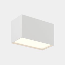 Ağ rəngli səthüstü işıqlandırıcı, aşağıdan görünüş, işıqlanan panel