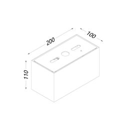 LED tavanüstü montajlı plafon işıqlandırıcı, GW seriyası, Ağ, 20Вт, IP20, Neytral ağ (4000К), GW-8602-20-WH-NW