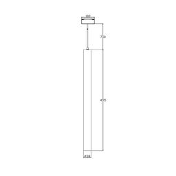 SY трək üçün işıqlandırıcı, qara, 7 Vt, isti ağ işıq, SY-601243-BL-7-36-WW