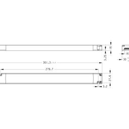 LED lentlər üçün qida bloku 150 Vt LUX, L-150-24-LUX