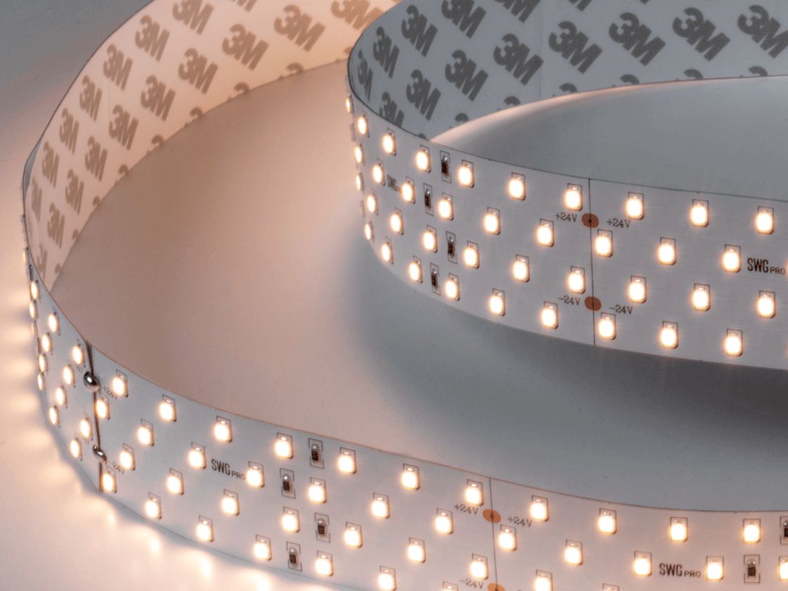 3M əsaslı isti ağ işıqlı LED lent