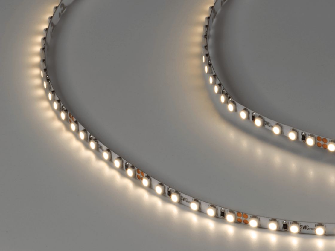 SWG PRO 3528 LED lent, 120 LED/m, 9,6 Vt/m, 24V, IP20, Rəng: Neytral ağ, SWG3PT120-24-9.6-NW