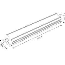 TPW LED lentləri üçün qida bloku, 60 W, nəmə qarşı qorunmalı, 24 V, MTPW-60-24