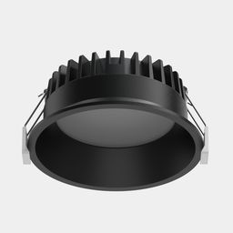 Tənzimlənən LED tavan üçün daxili quraşdırılan işıqlandırıcı, WL-BQ seriyası, Qara, 15Вт, IP44, İsti ağ (3000К), BQ009115-BL-WW