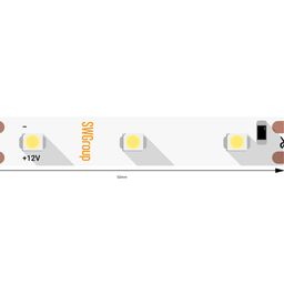 SMD3528 LED lentinin fraqmenti, 12 V, IP20