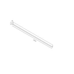SY MINI seriyalı naqil dəstli maqnitli üstündən montaj treki, 48V, Qara, SY-mini-TR-001577-48-2.5