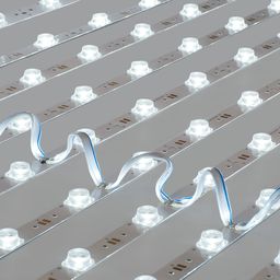 Soyuq ağ 7500K LED lent SMD2835 12V IP20 14.4W/m 12 LED/m SWG-212-12-W
