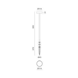 Landşaft işıqlandırıcısı FA 7.6 Vt, FA-732111A-7.6-WW