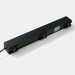SY trek sistemi üçün DRV-100-24 drayveri, yandan görünüş