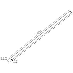 SY treki üçün işıqlandırıcı, qara, 36 Vt, 3000K, SY-DIM-601213-BL-36-WW