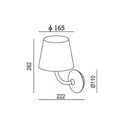 LED işıqlandırıcı, tünd boz, 7Вт, IP65, 3000К, W-17910-7-GR-WW