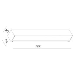 LED işıqlandırıcı, 20Вт, IP65, İsti (3000K), W-1291A-20-GR-WW
