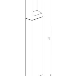 LED işıqlandırıcı, 6Вт, IP54, İsti (3000К), FL-100011-6-GR-WW