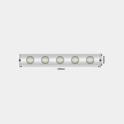 125 mm lent seqmentinin sxemi, eni 18,5 mm