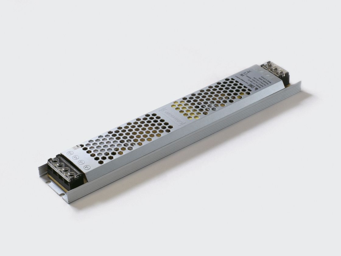 12V 300W IP20 ultra nazik qida bloku, yuxarıdan görünüş